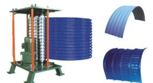 Wholesale Roof Steel Tile Roll Bending Machine Automatic Curving Radius 500mm from china suppliers
