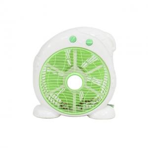 China Portable Mini Solar Table Fan DC10 Inch Box Fan For Home on sale
