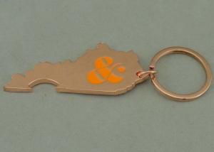 Wholesale Copper Plating Logo Key Chain Advertising Keychains Zinc Alloy Bottle Opener from china suppliers