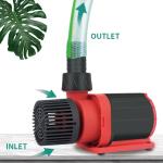 Submersible Solar Water Pump High Flow Water Fish Pond Dc Fish KOI Pond Pump