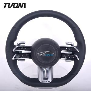 Wholesale Full Leather Smooth Perforated Mercedes Benz Steering Wheel Custom Made from china suppliers