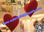 1m Heart Inflatable Decoration , Hanging Inflatable Wedding Decorations