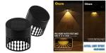 IP65 longevity solar fence lights for wall garden light LED lighting UV