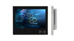 350 Cd/M2 18.5" Industrial Touch Panel PC IC Card Reader Wall / Flush Installati