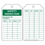 Custom Design Printable PVC Durable Waterproof Inspection Tag