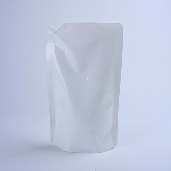 Doypack 60mic Spouted Liquid Stand Up Pouches Laundry Detergent Powder Packing