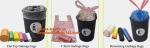 trash bag for infecciosas, hospital use, biohazardous refuse bag, biodegradable