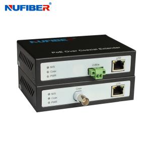 Wholesale EOC Converter Iron Case 10 / 100M POE Over Coaxial Extender 300m For CCTV Installations from china suppliers