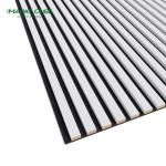 2400*600*21 mm White Slat Wooden Acoustic Panel for Interior Wall Veneer