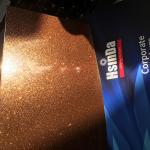 Brown Color Epoxy Polyester Thermosetting Powder Coating High Gloos
