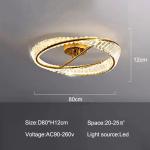 Nordic Luxury Ceiling Lamp Creative Living Room Dining Room Crystal Ceiling