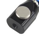 Blue SC Bare Fiber Optic Adapter Metal Round Type For Bare Fiber Testing