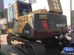 Hydraulic Crawler excavator Vollvo EC140D Second-Hand Yellow 3100h Usage
