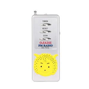 Wholesale Silvery FM Auto Scan Radio ABS Material Toy FM Radio With Lasting Aantenna from china suppliers