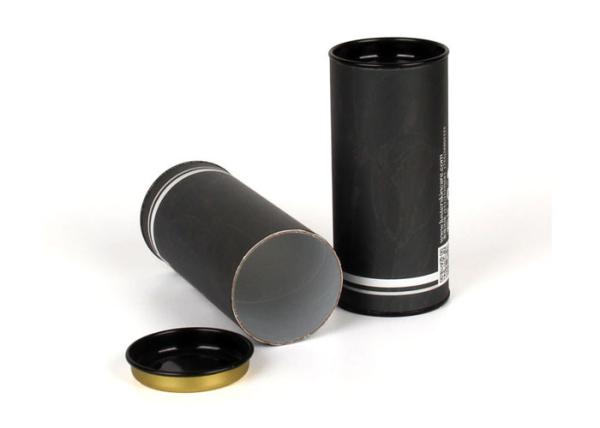 Recyclable Tea Paper Tube Packaging , CMYK Pantone FDA Cardboard Cylinder Tubes