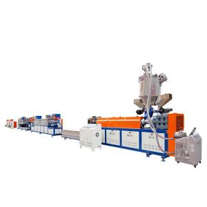 China Fully Automatic Single Screw Plastic PP Strap Band Extrusion Line on sale