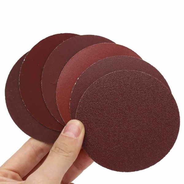 Hook And Loop Abrasive Sanding Disc Sandpaper Sheets For Surface Polishing 125 mm