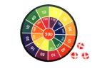 Multicolor Kids Sports Toys Children's Velcro Dart Board With Balls 6 Pattern