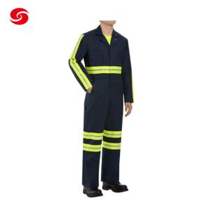 Wholesale Men′ S Enhanced Visibility Twill Action Back Coverall with Chest Pockets Long Sleeve Workwear Suit from china suppliers