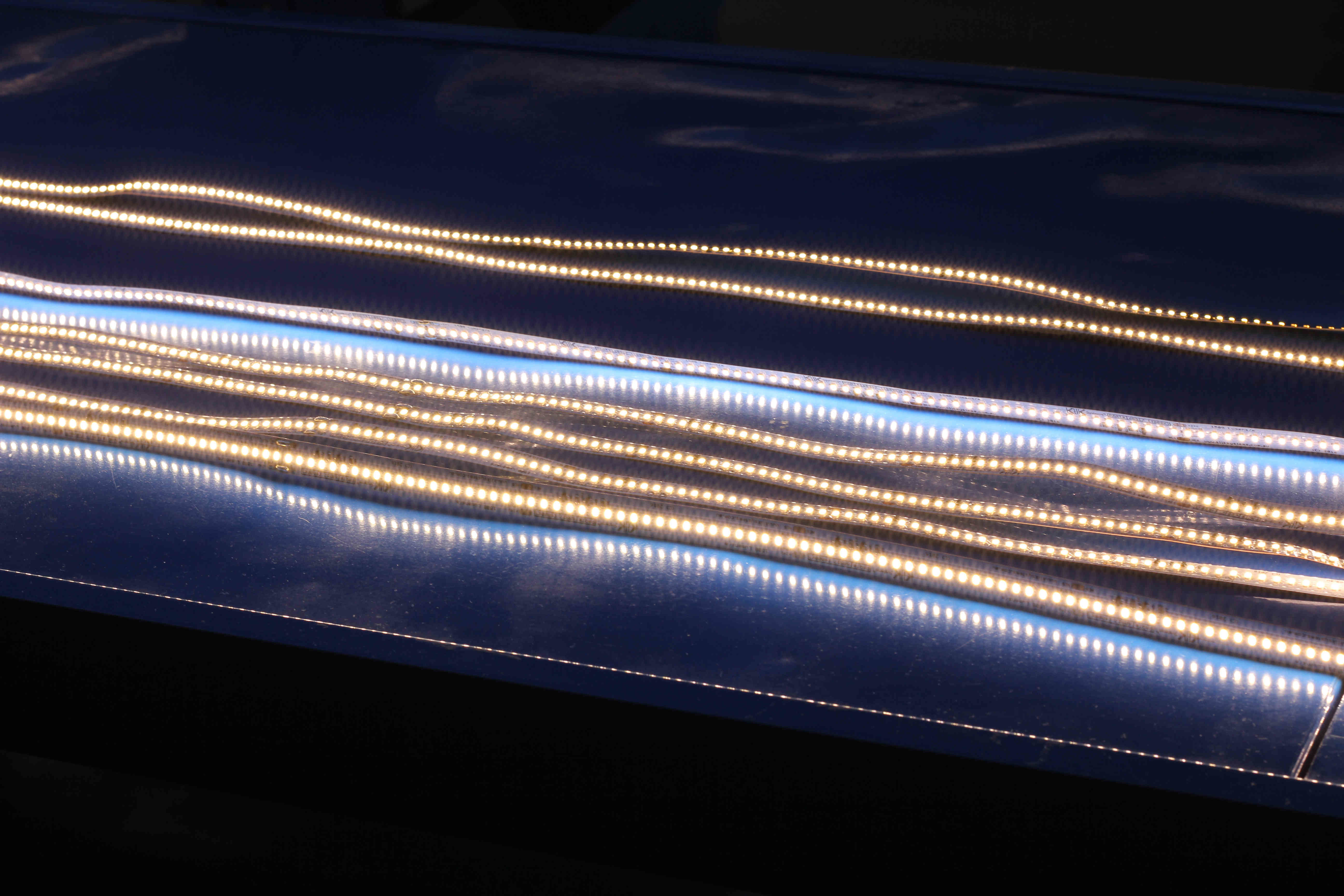 180 Degree LED COB Strips 10W 378 Chips Single Color Side Emitting Color