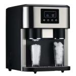 Ice Cube Maker Electric Stainless Steel 18kg Small Countertop Portable Ice Block