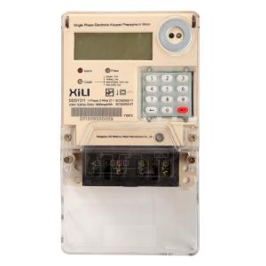 Wholesale Single Phase Two Wire Prepayment Power Energy Meter / KWH Meters with Integrated Keypad from china suppliers