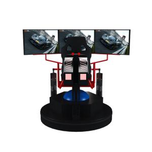 Wholesale 3 Dof Motion Simulator Car Racing Game Machine 9d Vr Electric 3 Screens from china suppliers