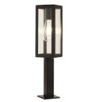 Driveway Solar Powered Bollard Garden Lights Black Aluminum Waterproof