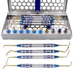 Portable Silver Dental Implant Tools Implant Drill Kit For Sinus Lifting