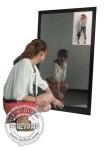 13.3 Inch Magic Mirror Advertising Player , Bathroom Body Motion Sensor Mirror