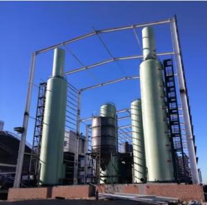 Wholesale Waste Gas Scrubber Desulfurization Column Tower Frp Purification Tower from china suppliers