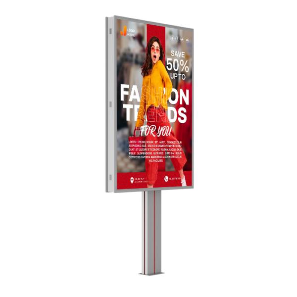 Easy installation waterproof IP65 p6 8000nits steel 4G system outdoor advertisin