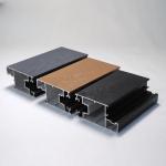 Quality assurance Powder Coating Wood Grain Aluminium Extrus for fencing trellis
