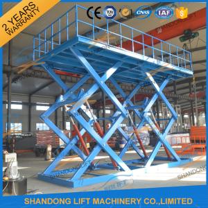 Wholesale Heavy Duty Hydraulic Double Scissors Lift Platform for Warehouse from china suppliers