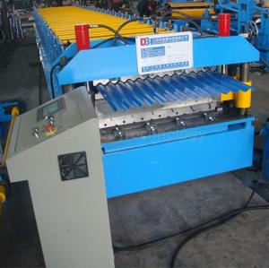 Wholesale 0.3-0.8mm Galvanized Steel Corrugated Sheet Roll Forming Machine from china suppliers