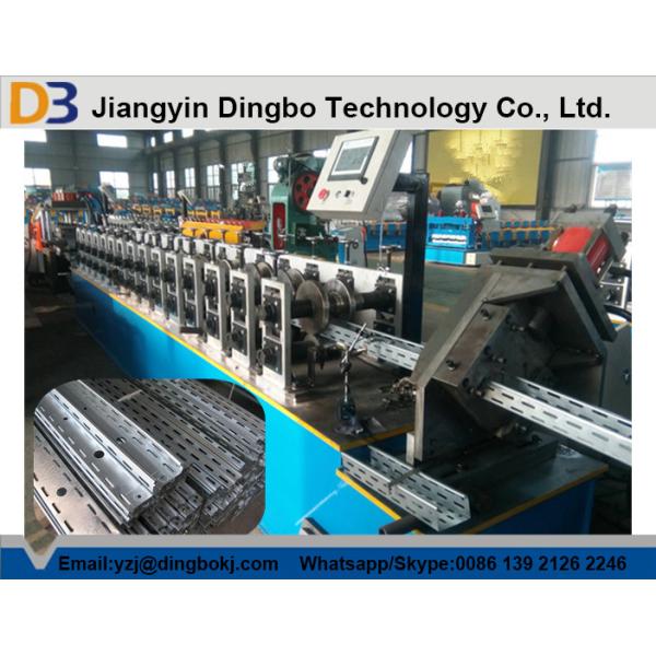 2.0mm Thickness Cable Tray Roll Forming Machine With 16 Steps Forming Station