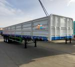 Side Wall Semi Trailer With Interior Door For Transporting Grain
