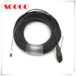 Armored Outdoor Duplex Patch Cord OM3 OM4 LC / UPC Outdoor Fiber Patch Cord