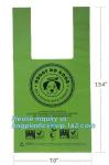 Unscented Wastebasket Liners Eco-friendly Pet clean bone shape dog poop bag pet