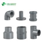 CPVC Pn16 Pressure Fittings PVC Pipe 45 Degree Elbow Plastic Elbow White and