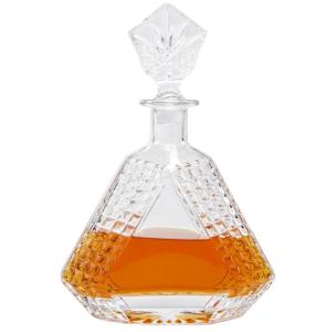 Wholesale Clear Whiskey Decanter Glass Crystal Glass Liquor Bottle with Customized Bottle Color from china suppliers