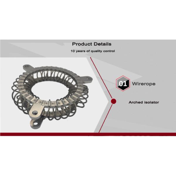 Ring stainless steel wire rope isolator/shock absorber Anti-noise Marine components instrument isolation