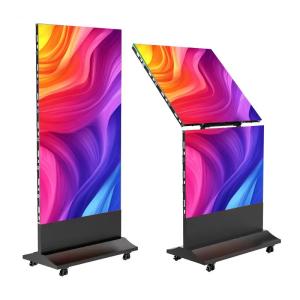 Wholesale Floor Standing Foldable Led Poster Screen P2 P2.5 Advertising Indoor Outdoor LED Poster Display for Shop Mall from china suppliers