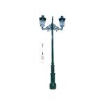 Antique Dual Arm Cast Iron Light Pole Aganist Wind Pressure Of 160Km/H