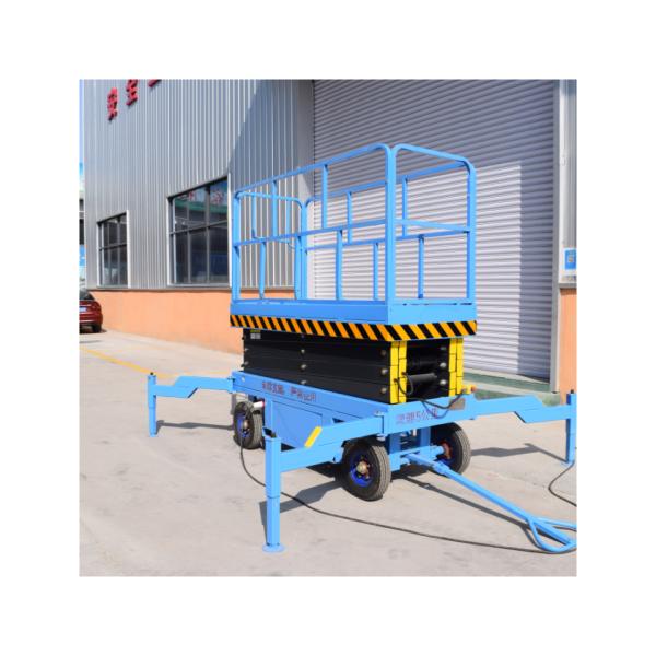 Self-propelled Scissor Lift Aerial Work Platform 230kg Capacity 6m Height