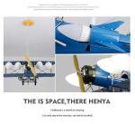 Children's room airplane pendent lamp lights cartoon Bedroom Boys Hanging Lamp