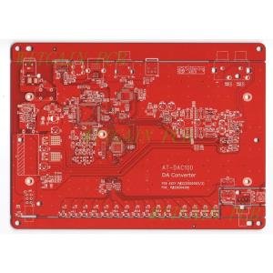 Wholesale 94V0 Printed Circuit Boards 4 Layer PCB Red Solder Mask OSP Treatment from china suppliers