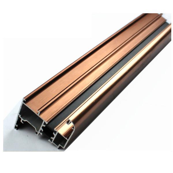 U Shaped Aluminium Profile , Mechanically Polished Aluminium Corner Profile
