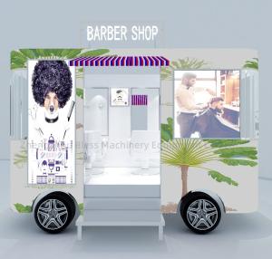 Wholesale 2022 Electric Mobile Barber Shop Hair Cut Salon Van Truck Machinery Function 40kms per hr from china suppliers