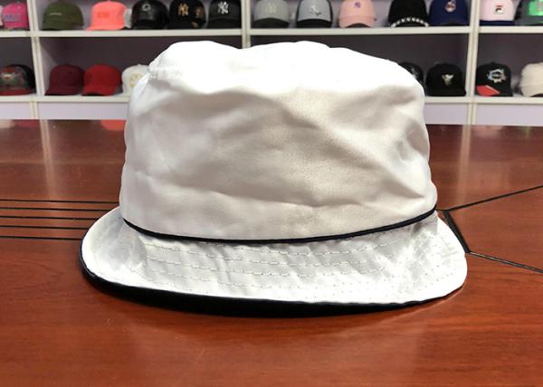 Best quality customized white summer sun unisex fashionable fisherman bucket